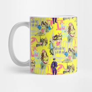 NY LOVE yellow Mug